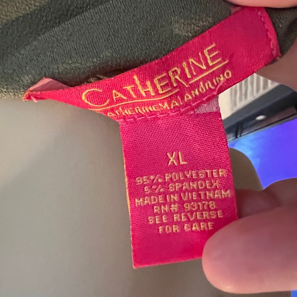 Catherine Malandrino Olive Green High Neck Tank Size XL - Picture 4 of 8